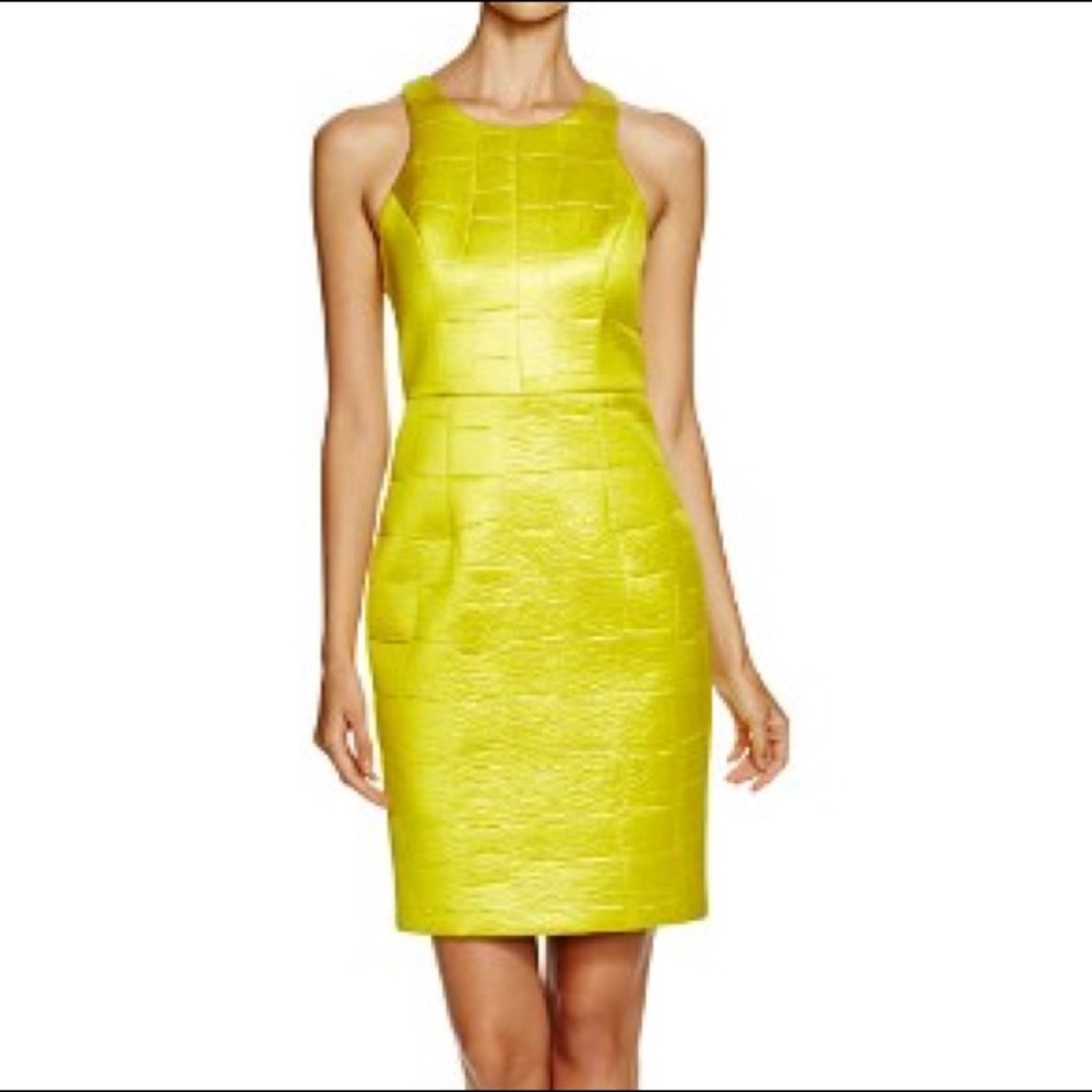 Milly Croc Embossed Sheath Dress
